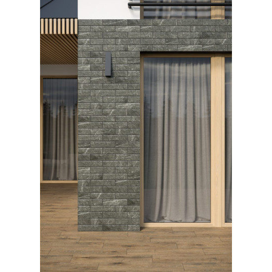 Камінь фасадний Cerros Grafit 7,4x30x0,9 код 9126 Cerrad