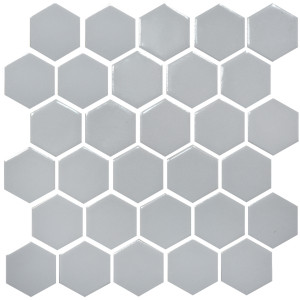 Мозаїка HEXAGON H 6002 Grey Silver 295х295х9  УКРАЇНА