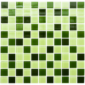 Мозаїка GM 4029 C3 green d/green m/green w  300 х 300 х 4   ( 25 х 25 ), Україна