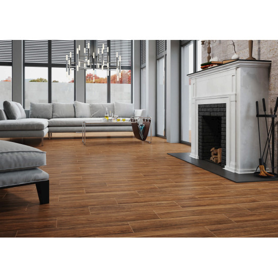 Плитка підлогова Ultima Brown 17,5x60x0,8 код 4512 Cerrad