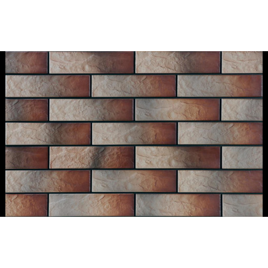 Плитка фасадна Alaska Rustiko 6,5x24,5x0,65 код 9652 Cerrad