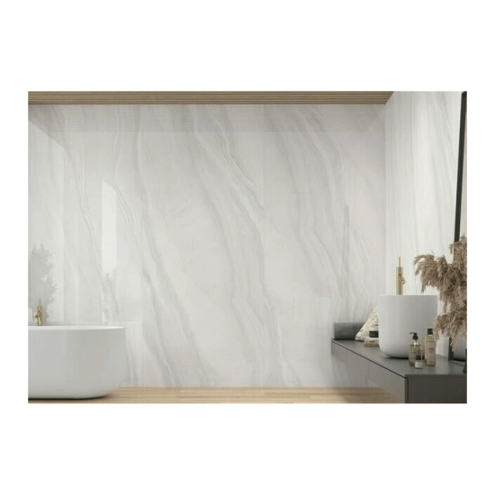 Плитка керамогранітна Onix White POL 597x1197x8 Cerrad