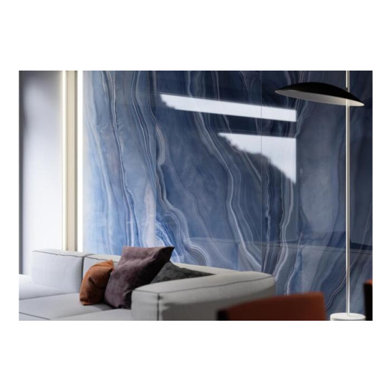 Плитка керамогранітна Onix Blue POL 597x1197x8 Cerrad