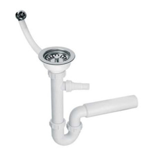 Сифон для кухонної мийки + злив HC7+FSW50P-25