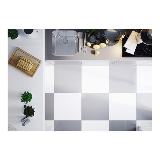 Плитка керамогранітна Cambia White LAP 597x597x8 Cerrad