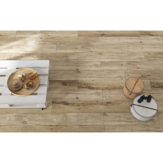 Плитка керамогранітна Cava Beige Rect 200x1200x10 Stargres