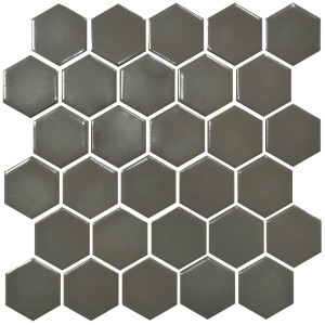 Мозаїка HEXAGON H 6020 Dark Grey 295х295х9  УКРАЇНА