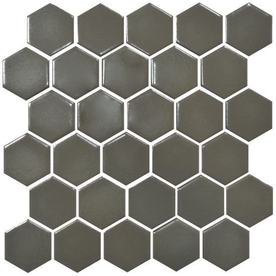 Мозаїка HEXAGON H 6020 Dark Grey 295х295х9 УКРАЇНА