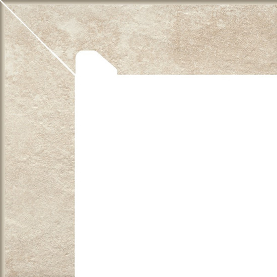 Цоколь Scandiano Beige Лівий 2 ел 8,1x30 код 5762 Ceramika Paradyz