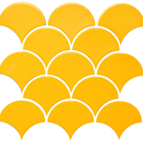 Мозаїка Scales SC X 6025 Dark Yellow 300x300x9 Котто Кераміка