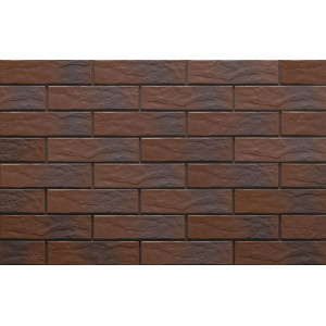 Плитка фасадна з відтінком Country Wisnia RUST 65x245x6,5 Cerrad