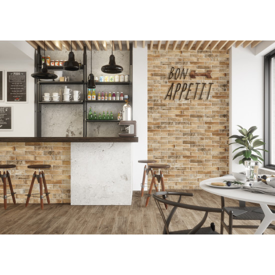 Камінь фасадний Piatto Honey 7,4x30x0,9 код 1320 Cerrad
