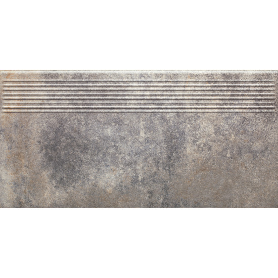 Сходинка пряма Viano Grys 30x60 код 0537 Ceramika Paradyz