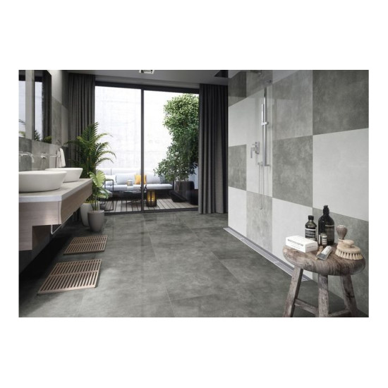 Плитка керамогранітна Apenino Gris LAP 597x597x8,5 Cerrad
