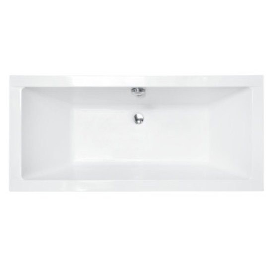 Ванна акрилова QUADRO SLIM 190х90 без ніг, БЕЗ отворів під ручки, без ручок