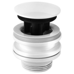 Корок-автомат для умивальника 5/4 " білий CWP60-CB-WH