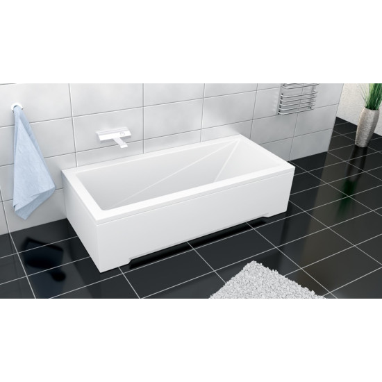 Ванна акрилова MODERN 140x70 (соло) без ніг