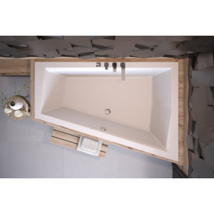 Ванна акрилова INTIMA DUO 170x125 Права (соло) без ніг