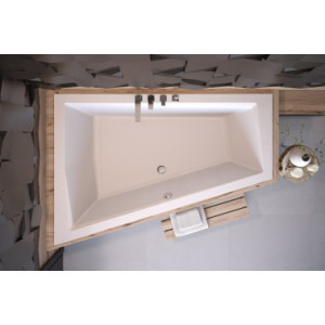 Ванна акрилова INTIMA DUO 180x125 Ліва (соло) без ніг