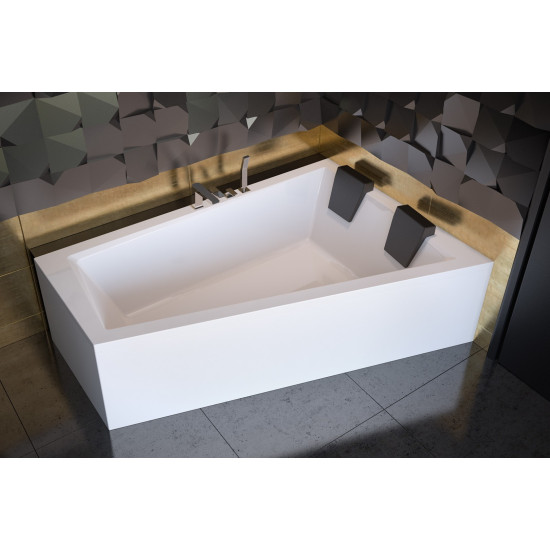 Ванна акрилова INTIMA DUO 180x125 Права (соло) без ніг