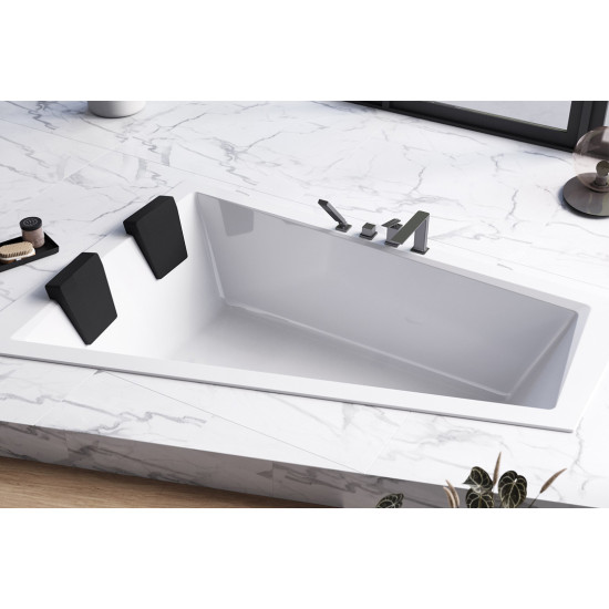 Ванна акрилова INTIMA DUO SLIM 180х125 Ліва (соло), без ніг