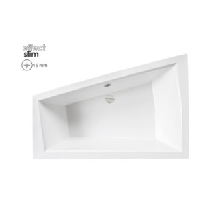 Ванна акрилова INTIMA DUO SLIM 180х125 Права (соло), без ніг