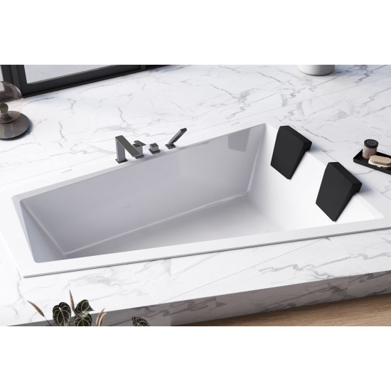 Ванна акрилова INTIMA DUO SLIM 170х125 Права (соло), без ніг