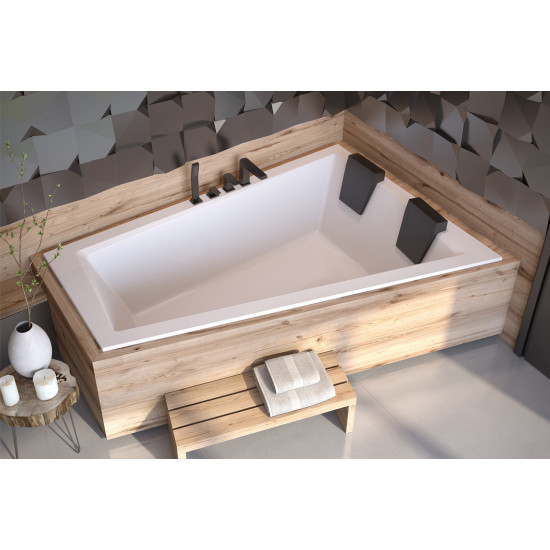 Ванна акрилова INTIMA DUO SLIM 180х125 Права (соло), без ніг