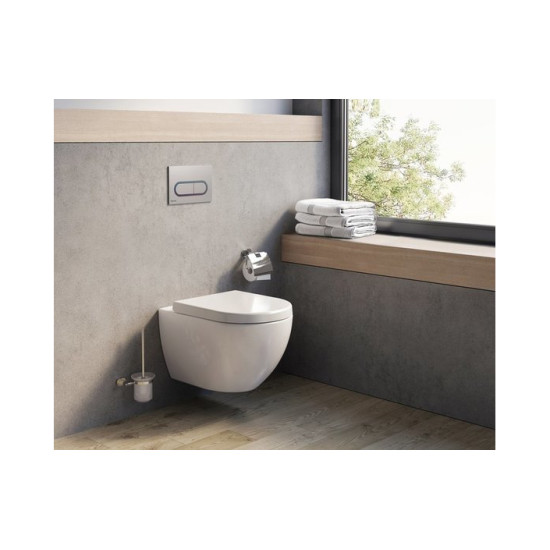 Кришка для унітаза UNI CHROME 02A SoftClose (X01549), RAVAK
