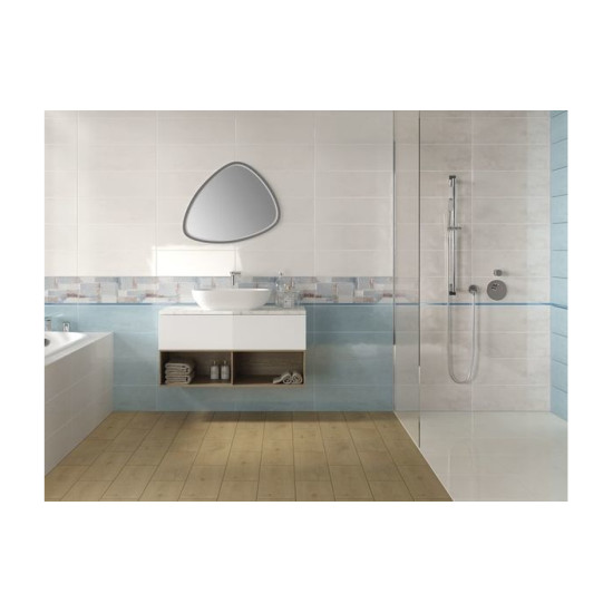 Плитка стінова Samira White Structure 200×600x9 Cersanit