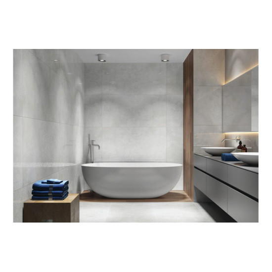 Плитка керамогранітна Apenino Bianco RECT 597x597x8,5 Cerrad