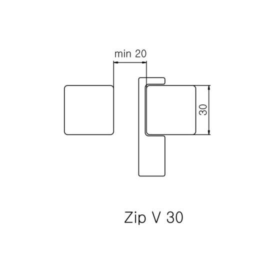 Гачок для рушникосушки ZIP V 30 Chrom Terma